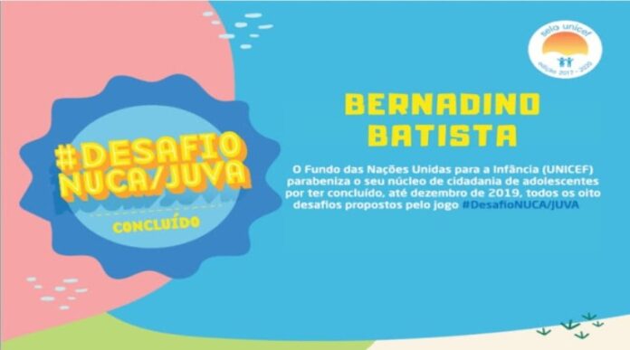 Bernardino Batista segue na busca do Selo UNICEF